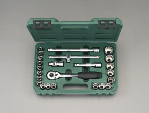 SATA Tools(サタツールズ) 1/2”DR ソケットレンチセット(ミリサイズ) 09060