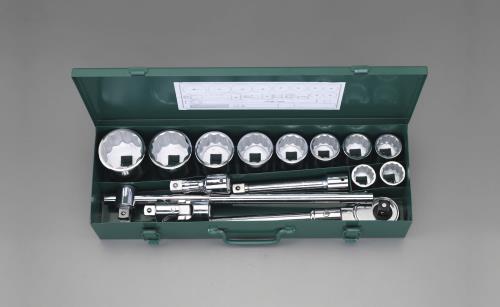 SATA Tools(サタツールズ) 3/4'DR ソケットレンチセット(ミリサイズ) 09015