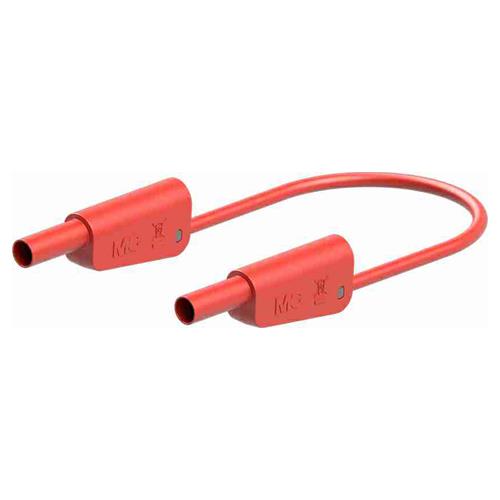 ESCO(エスコ) φ4mm/ 500mm テストリード(スタック接続/赤) EA707NC-532