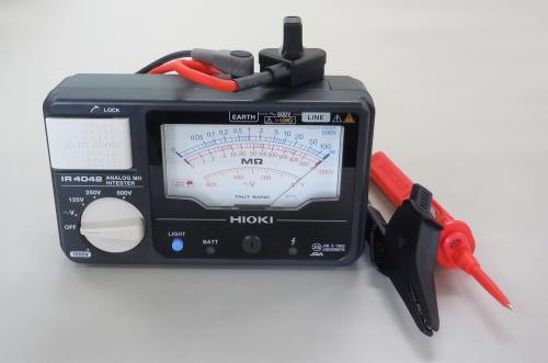 日置電機(HIOKI) アナログ絶縁抵抗計(4レンジ) IR4042-11