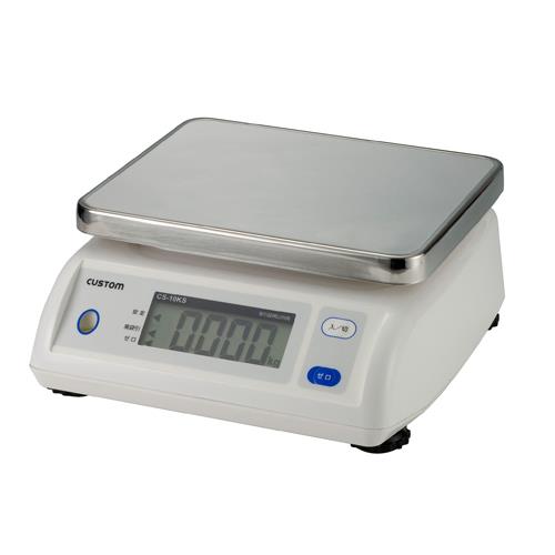 カスタム(CUSTOM) 10kg( 5g) デジタルはかり(ステンレス皿) CS-10KSS