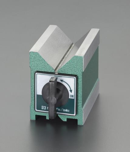 新潟精機 95x70x 80mm Vブロック(マグネット付) MV-80G