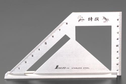 シンワ測定 170x100mm スクエアー・止め型(ステンレス製) 62081