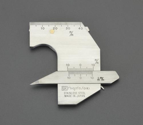 新潟精機 溶接ゲージ(ステンレス製) WG-2