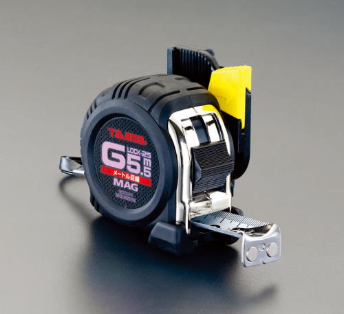 TJMデザイン(TaJIma) 25mmx7.5m メジャー(マグネット付爪/ホルダー付) SFGLM25-75BL
