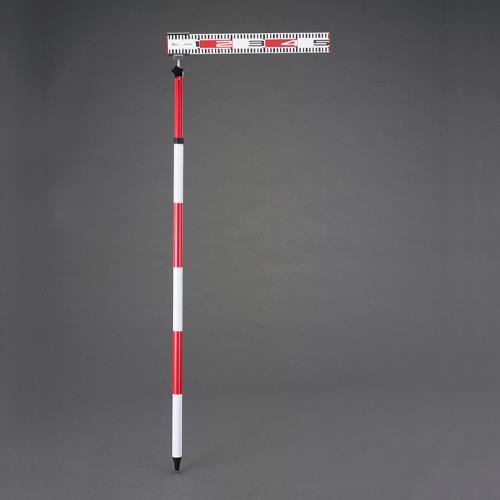 シンワ測定 50cm 測量ロッド(アルミ製/伸縮ポール付) 76937