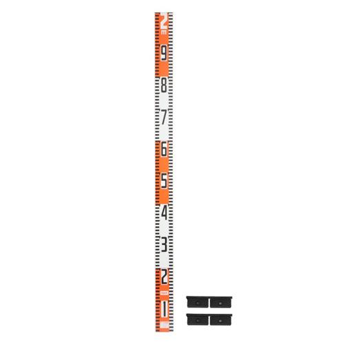 マイゾックス(myzox) 1m 測量ロッド(継ぎ足し用/赤始まり) P-100R