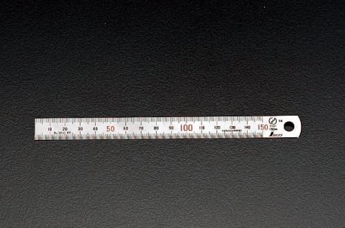 シンワ測定 300mm シルバー直尺(マグネット付) 13528