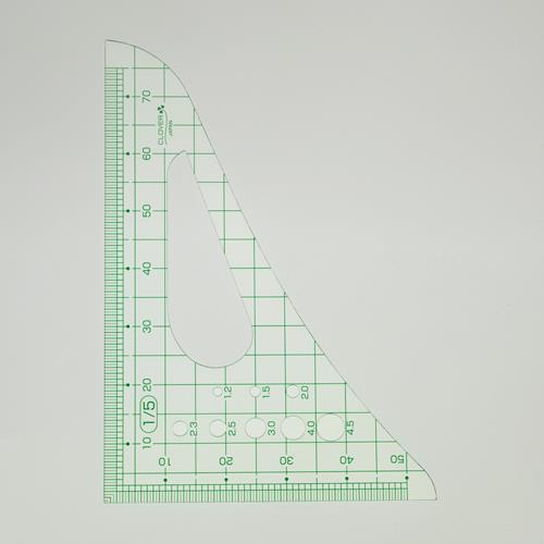 クロバー(Clover) 1/5 縮尺定規 25-016