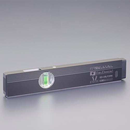 エビス 300mm アルミレベル(マグネット・LEDライト/フォークリフト用) ED-30LFORK