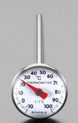 エンペックス気象計(EMPEX) -10゚C〜100゚C バイメタル温度計 TD-8256