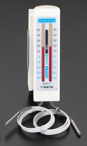 佐藤計量器製作所 -40゚C〜 50゚C 冷蔵庫温度計 1717-00