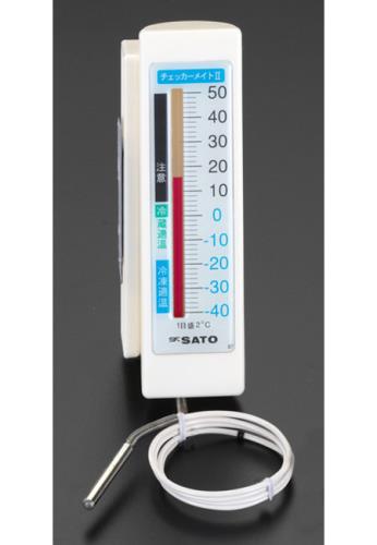 佐藤計量器製作所 -40゚C〜 50゚C 冷蔵庫温度計 1716-00