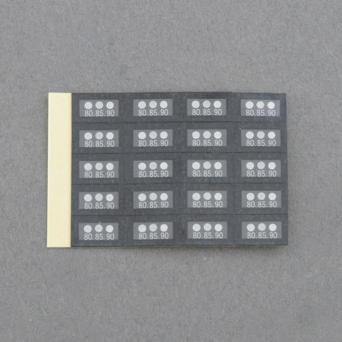 日油技研工業 95・100・105℃ 示温材(サーモラベルミニ/20枚) 3K-95