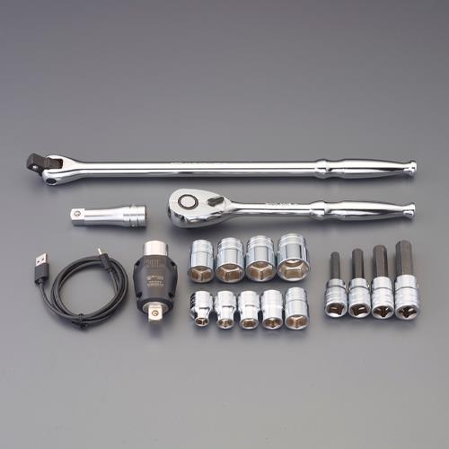 KTC(京都機械工具) 40-200N・m(1/2'DR) デジタルトルクレンチセット TB417TQ