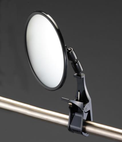ESCO(エスコ) φ148mm 凸面ミラー(クリップ付/黒) EA724Z-13D