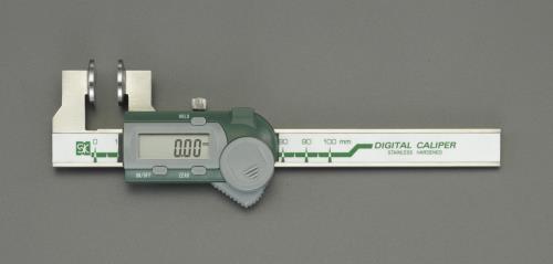 新潟精機 100mm デジタルノギス(ワイヤーロープ用) GDCS-100WR