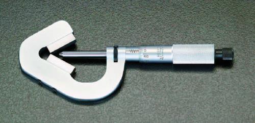 ESCO(エスコ) 2- 25mm マイクロメーター(V型アンビル) EA725ET-2