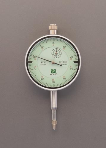 新潟精機 10mm/0.01/58mm ダイアルゲージ WDI-10
