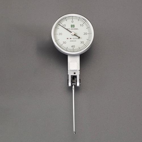 新潟精機 0.8mm/0.01/37.5mmダイアルインジケーター(ロング/超硬 WTI-8038WL
