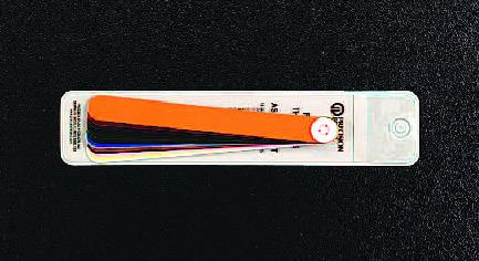 ESCO(エスコ) 300mm/13枚組 シクネスゲージ(プラスチック製) EA725RB-31
