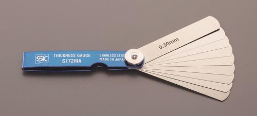 新潟精機 100mm/ 9本組 シクネスゲージ(ステンレス製) S172MB