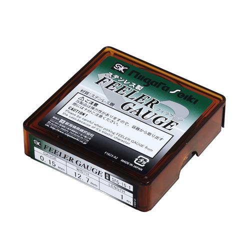 新潟精機 0.30mm/12.7mmx1m フィラゲージ(ステンレス製) SFG-30-1