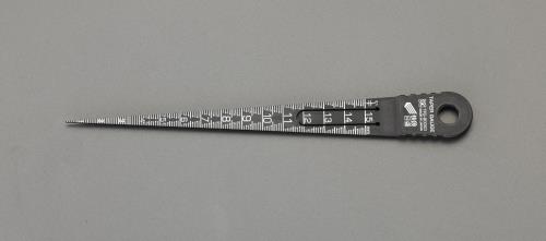 新潟精機 1-15mm テーパーゲージ(ポリカーボネイト製) TPG-800KD