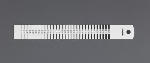 土牛産業(DOGYU) 0.1-2.2mm クラックスケール(両面印字) 02755