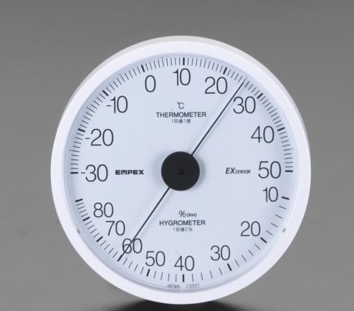 エンペックス気象計(EMPEX) 120mm 温度・湿度計 TM-6201