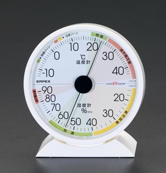 エンペックス気象計(EMPEX) 132x121x50mm 温度・湿度計 EX-2841
