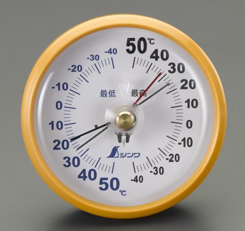 シンワ測定 φ106mm 最高・最低 温度計 72715