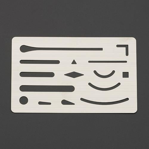 シンワ測定 93x60mm 字消し板(ステンレス製) 70963