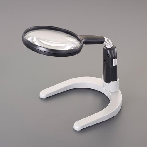 ESCO(エスコ) x1.8/x3.5/φ107mm スタンドルーペ(フレキシブル/LED) EA756TS-47A