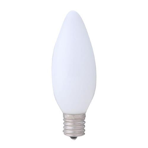 朝日電器(ELPA) AC100V/0.5W/E12 LEDシャンデリア電球(電球色) LDC1L-G-E12-G311