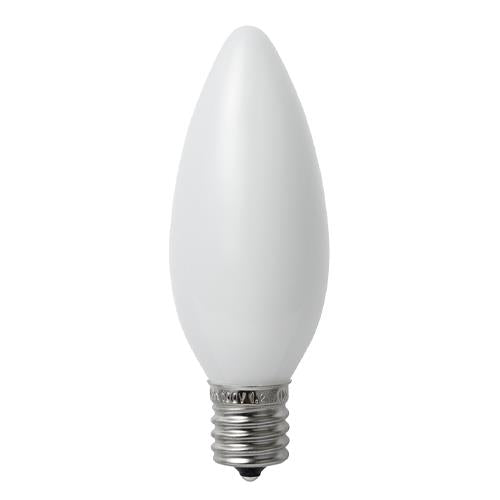 朝日電器(ELPA) AC100V/1.2W/E17 LEDシャンデリア電球(電球色) LDC1L-G-E17-G322