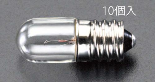 ESCO(エスコ) 220V/5.0W/E12 パネル球(10個) EA758ZA-26