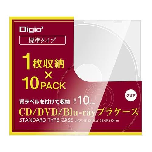 ナカバヤシ CD/DVD用ケース(10枚) CD-094-10C