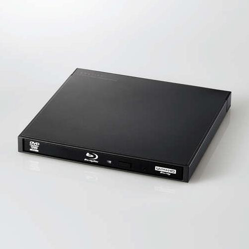 エレコム(ELECOM) 138x133x14mm ポータブルブルーレイドライブ LBD-PWA6U3CLBK