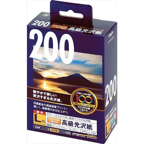 ナカバヤシ L判 インクジェット光沢紙(200枚) JPPG-L-200