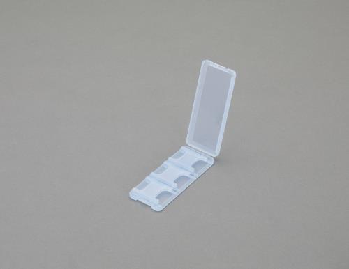 サンワサプライ 42x 9x102mm SDカードケース(6枚/薄型/クリアブルー) FC-MMC23SDCBL