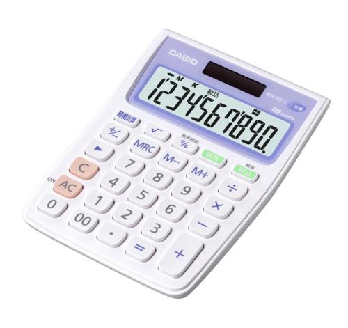 カシオ(CASIO) 10桁 計算機 MW-102CL