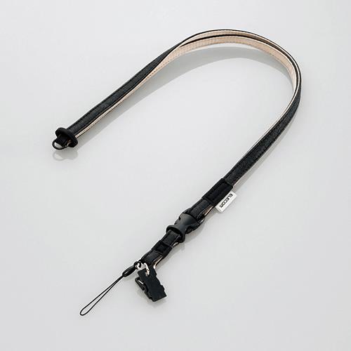 エレコム(ELECOM) 570mm 携帯ストラップ(黒) MPA-ST03BK
