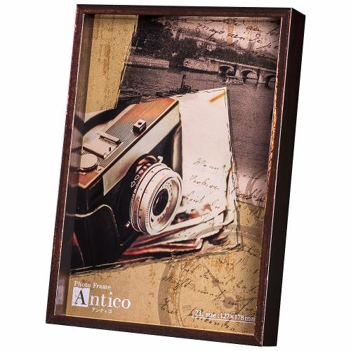 ナカバヤシ 2L判 フォトフレーム(ブラウン) F-TP-103-BR