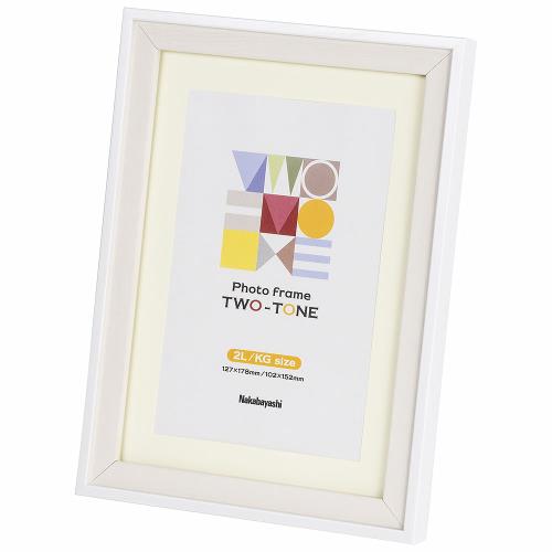 ナカバヤシ 2L/KG判 フォトフレーム(ホワイト) F-TMS-311-W
