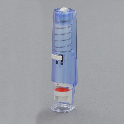 三菱鉛筆(uni) 印鑑ホルダー(朱印内蔵型/透明青) HLD2T.33