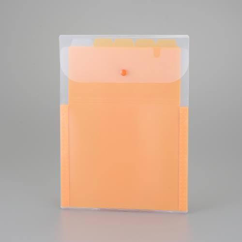 セキセイ(sedia) 242x334mm/A4タテ型 ドキュメントホルダー(オレンジ) ACT-3915