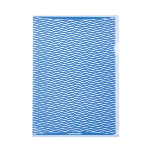 ヒサゴ(HISAGO) A4 カモフラージュクリアホルダー(10枚/ライトブルー) OP2462