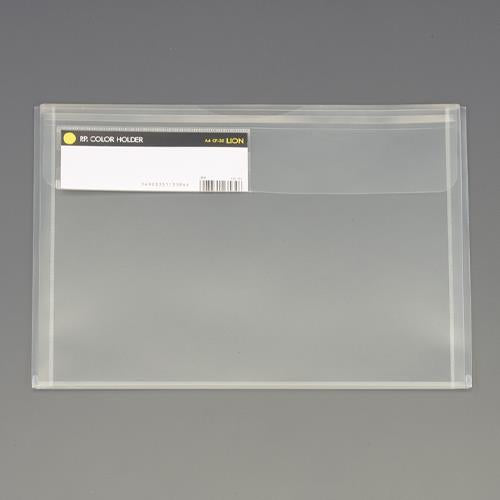 ライオン事務器(LION) A4 PPカラーホルダー(クリアー/5枚) 13584