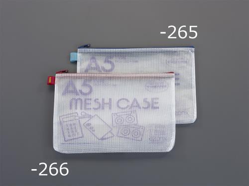セキセイ(sedia) A4/260x355mm メッシュケース(レッド) AZ-75P